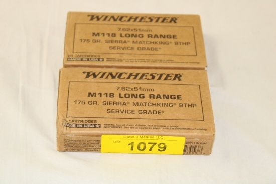 40 Rounds of Winchester "M118 Long Range" 7.62x51 Ammo