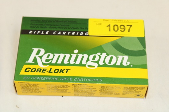 20 Rounds of Remington "Core-Lokt" .25-06 REM 120 Gr. PSP Ammo