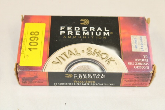 20 Rounds of Federal Premium 338 FED. 185 Gr. Triple-Shock Ammo