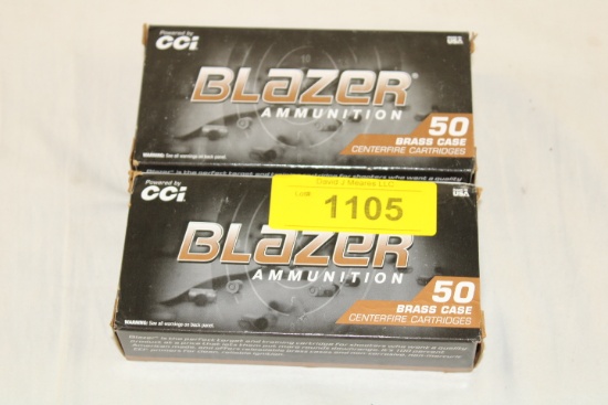 100 Rounds of "Blazer" .40 S&W 165 Gr. FMJ Ammo