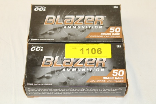 100 Rounds of "Blazer" .40 S&W 165 Gr. FMJ Ammo