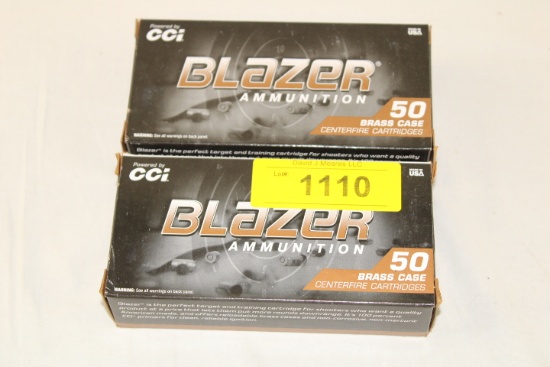 100 Rounds of "Blazer" .40 S&W 165 Gr. FMJ Ammo