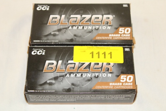 100 Rounds of "Blazer" .40 S&W 165 & 180 Gr. FMJ Ammo