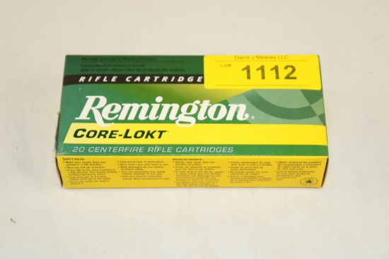 20 Rounds of Remington "Core-Lokt" 250 SAV 100 Gr. PSP Ammo