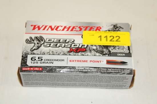 20 Rounds of Winchester "Deer Season XP" 6.5 Creedmoor 125 Gr. XP Ammo