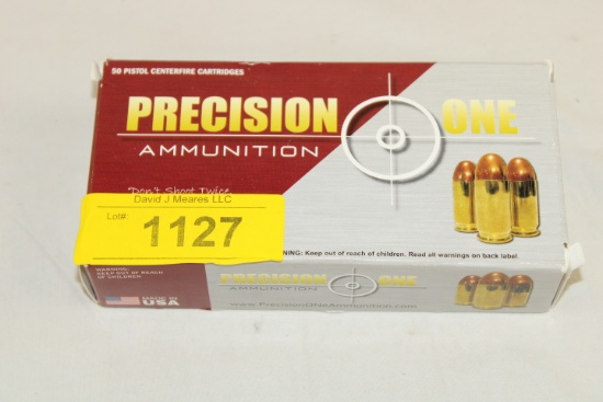 50 Rounds of "Precision One" 40 S&W 165 Gr. FMJ Ammo