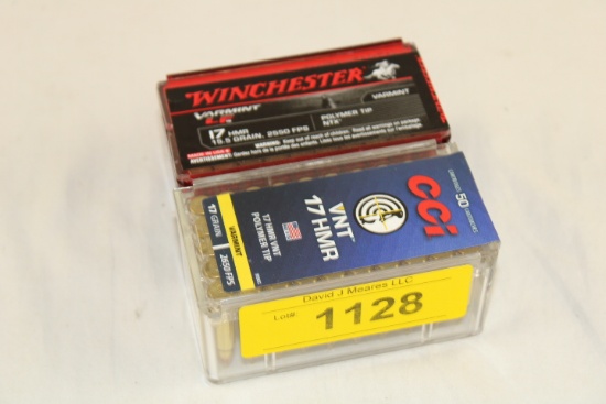 100 Rounds of 17 HMR Ammo by Winchester and CCI