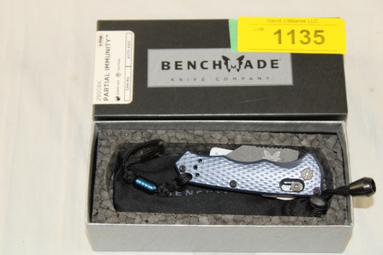 Benchmade "Partial Immunity" CPM-M4 Auto Axis Knife. New!