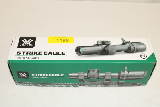 Vortex "Strike Eagle" 1-8x24 FFP Riflescope.  New!