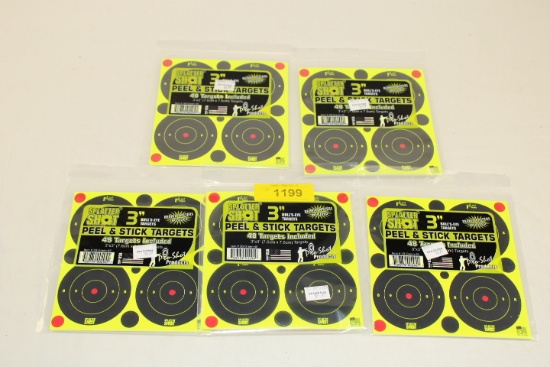 5 Packs of "Splatter Shot" 3" Bull's-Eye Targets