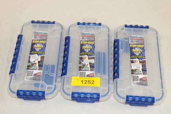 (3) Flambeau Waterproof "Ultimate Tuff 'Tainer".  New!