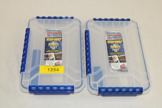 (2) Flambeau Waterproof "Ultimate Tuff 'Tainer".  New!