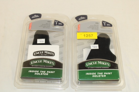 (2) Uncle Mike's Size 1 Inside the Pant Holsters.  New!