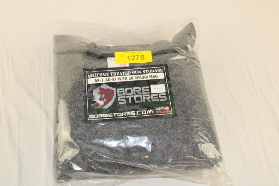 (1) Bore-Stores Silicone Treated Gun Storage Case.  New!