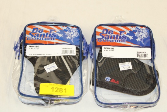 (2) DeSantis Gunhide "Nemesis" for Glock 43, 43XS.  New!
