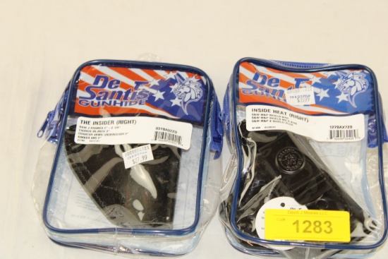 (2) DeSantis Gunhide Revolver and Pistol Holsters.  New!