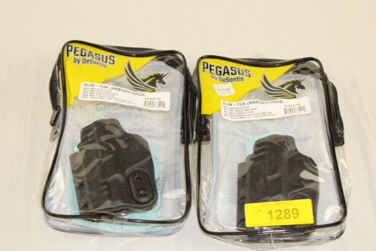 (2) Pegasus by DeSantis Slim-TUK (Ambidextrous) Holsters.  New!