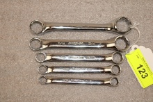 (5) Snap-On Short Offset Box End Wrenches