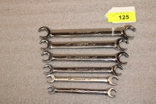 (6) Snap-On Metric Flare Nut Wrenches