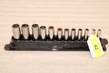 Snap-On 12 Pc. Set of Metric 3/8" Drive Deep Sockets