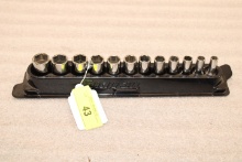 Snap-On 12 Pc. Set of Metric 3/8" Drive Deep Sockets
