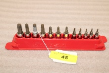Snap-On 12 Pc. Set of Torx Bit Sockets in 3/8" Drive
