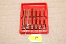 Snap-On 6 Pc. Set of 3/8" Drive Ball Hex Bit Sockets