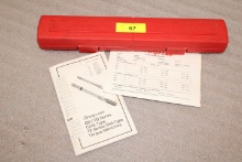 Snap-On QD2FR75 Click-Type Torque Wrench w/Case