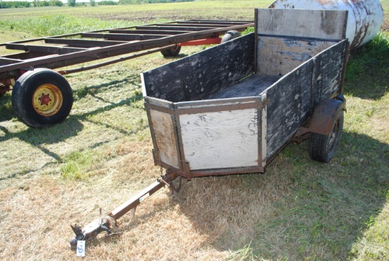 8' 2 Wheel Trailer, 5000lbs Gross Vehicle Weight, Permanent License