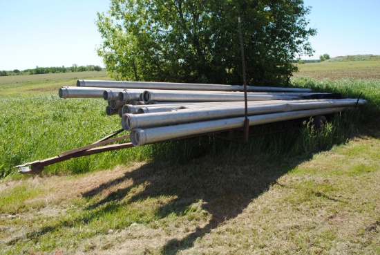 6"-30' Irrigation Pipe - 34 Sticks with Trailer