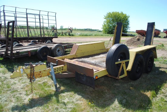 Heavy Duty Tandem Skid Loader Trailer