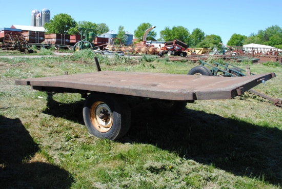 Flat Bed Dump Trailer, Single Axle