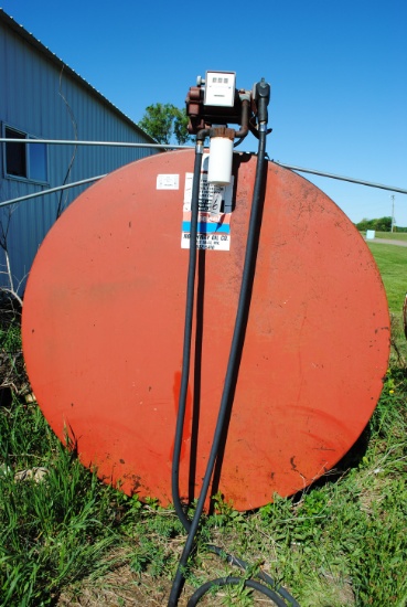 1000 Gallon Fuel Barrel with Electric Pump