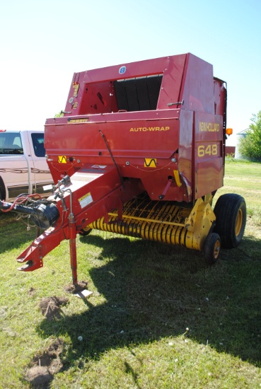 New Holland Model 648, Auto Wrap Baler
