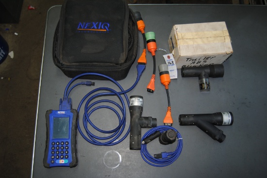 NexIQ ABS Code Reader, Pocket IQ Model 181080, with Assorted Attachments