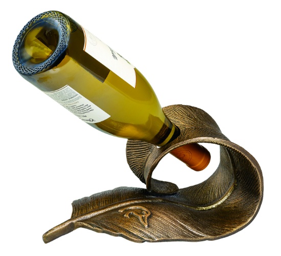 Feather Wine Bottle Holder