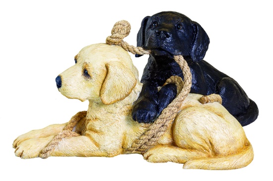 Playful Pups Sculpture