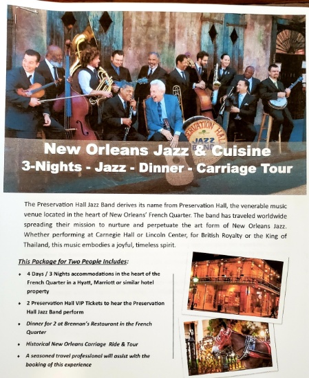 New Orleans Jazz & Cuisine, 3-Night- Jazz- Dinner- Carriage Tour