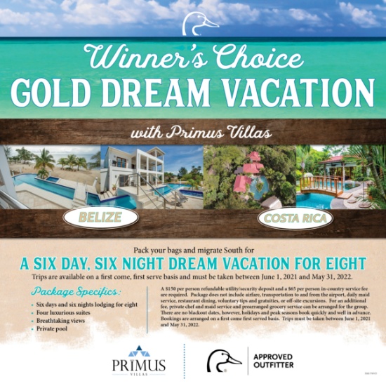 Dream Vacation for 8- Gold Package