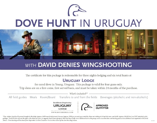 Dove Hunt for 4 in Uruguay- Uruguay Lodge