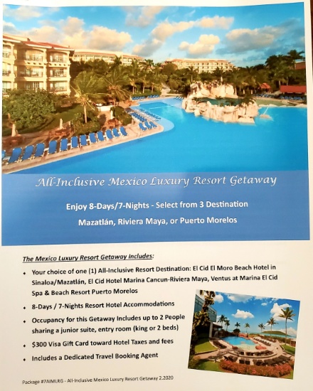 All Inclusive Mexico Luxury Resort Getaway