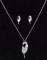 Feather Jewelry Set