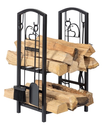Firewood Holder with Tools