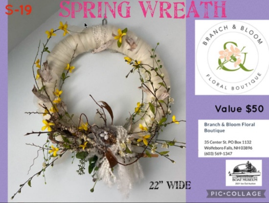 "Welcome Spring" Wreath