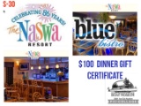 The NASWA Resort's Blue Bistro - $100 certificate for dinner