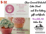 Pedestal Cake Stand and $40 gift cert from 48 Main Street Confection