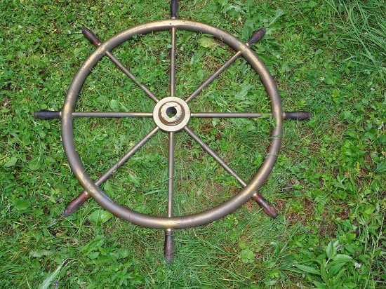 Brass Captain's Wheel