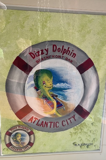 Dizzy Dolphin Atlantic Ciy Painting
