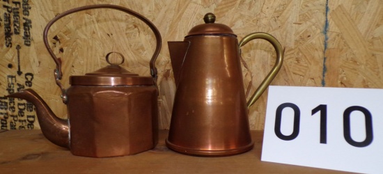 2 Copper Pots