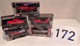 5 1:43 Die Cast Cars